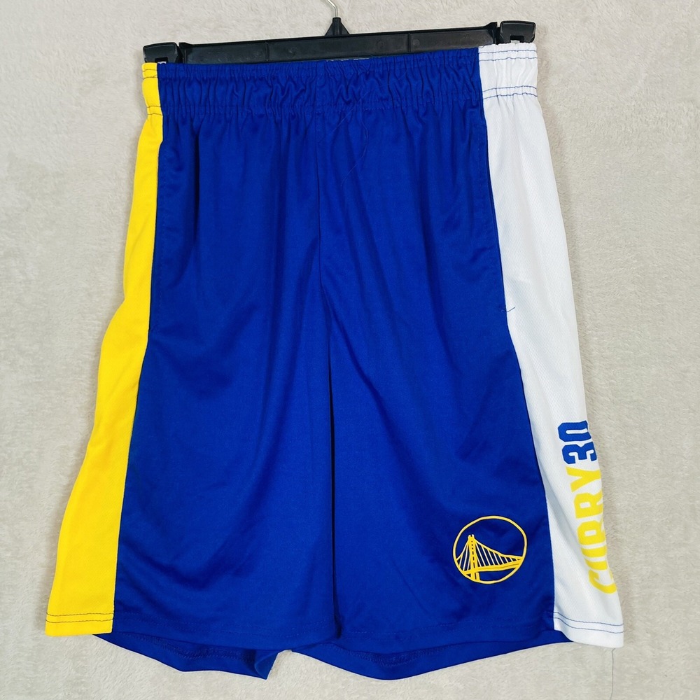 NBA Basketball‎ Shorts Mens Medium Blue Golden State Warriors Curry 30 Athletic